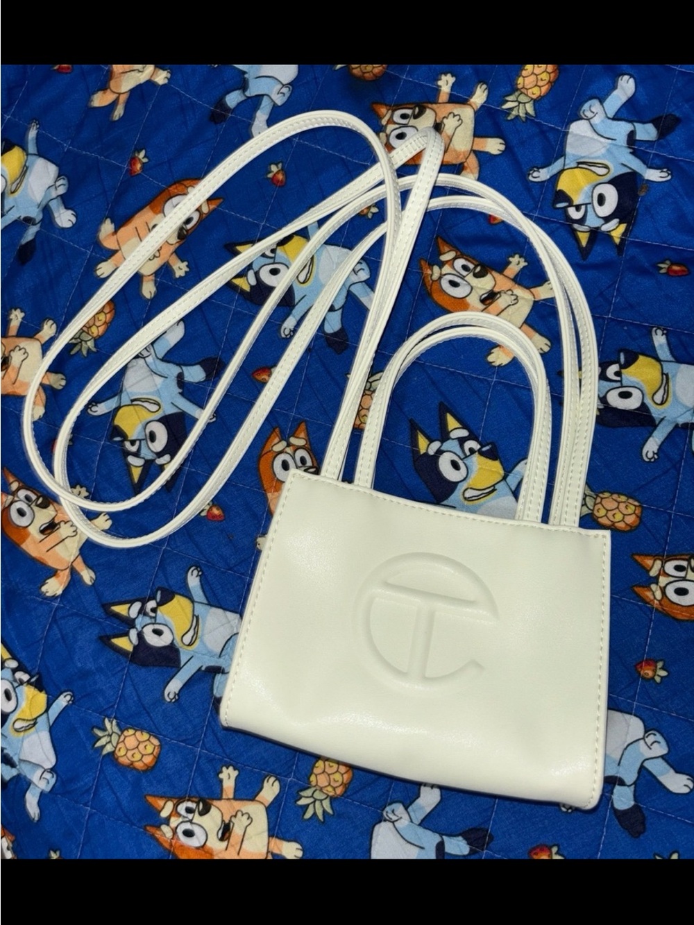 Telfar Small Cream Bag